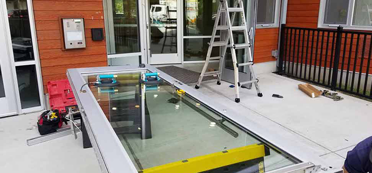 storefront door glass replacement South Whittier